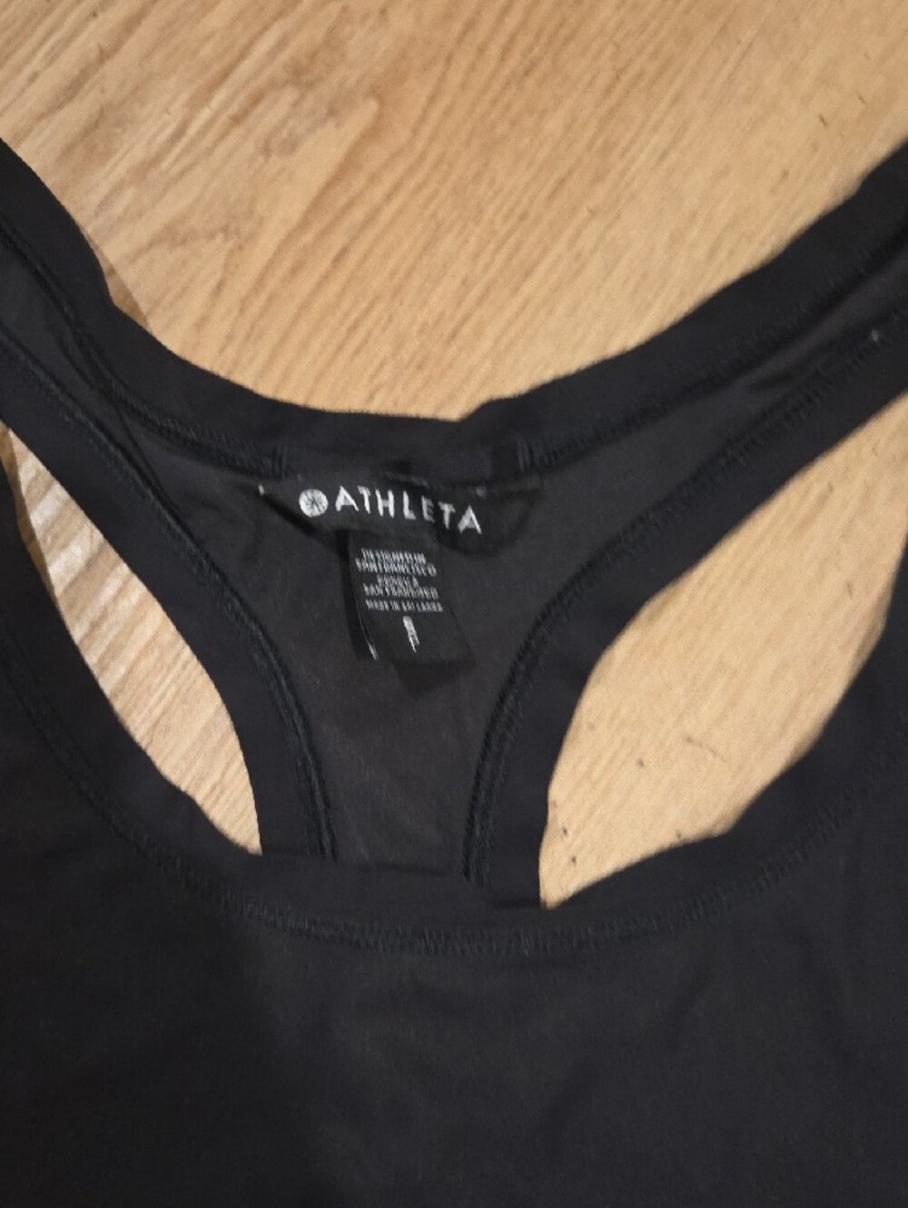 Athleta Black Racerback Performance Tank - Picture 2 of 6